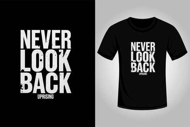 diseño de camiseta tipografía