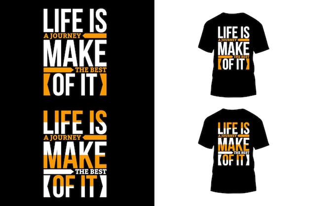 Diseño de camiseta tipografía.