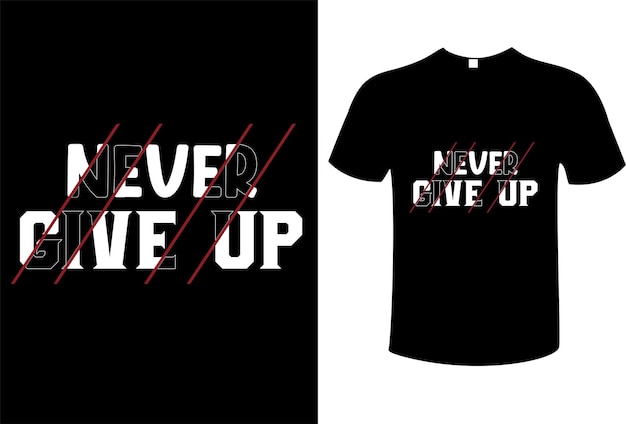Diseño de camiseta tipografía.