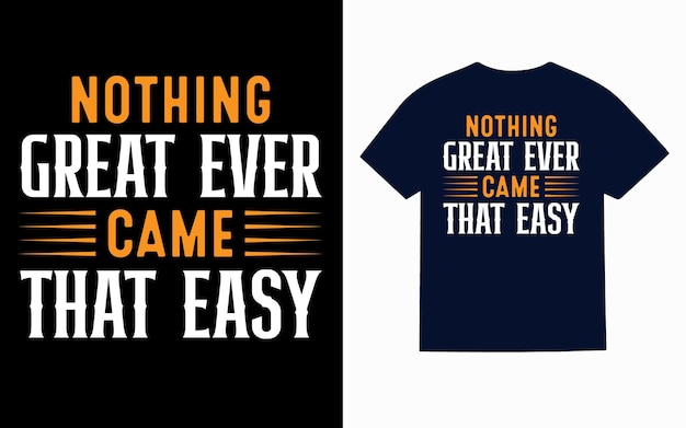 Diseño de camiseta tipografía