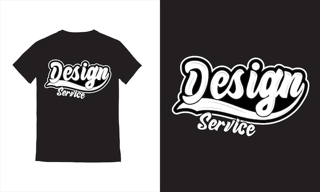 diseño de camiseta tipografía