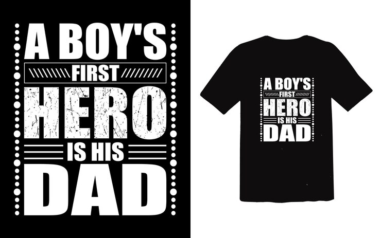 Diseño de camiseta tipográfica del día del padre vector Diseño de camiseta de papá de moda