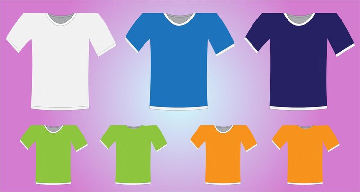 Diseño de camiseta de tres colores
