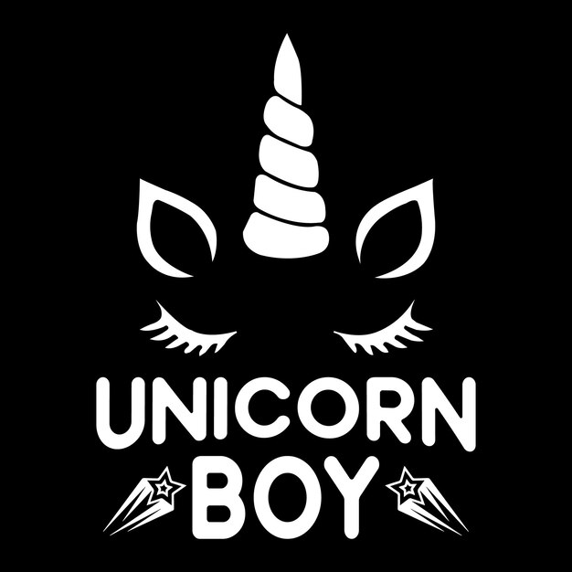 Diseño de camiseta de unicornio