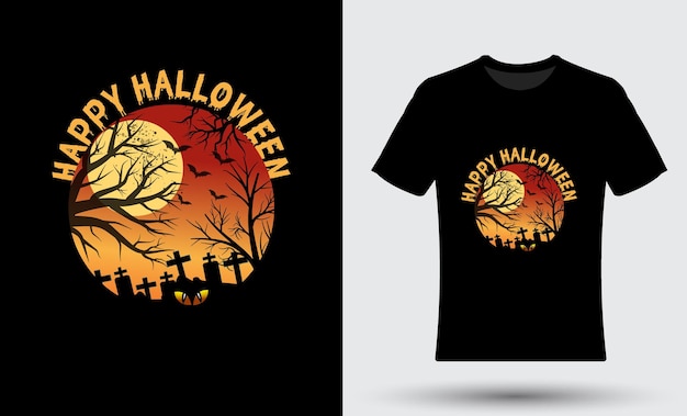 Diseño de camiseta de vampiro Halloween 02