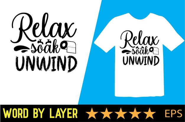 Diseño de camiseta de vector de baño