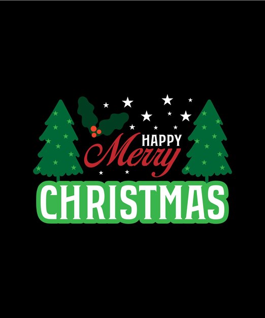 Diseño de camiseta de vector creativo de Navidad