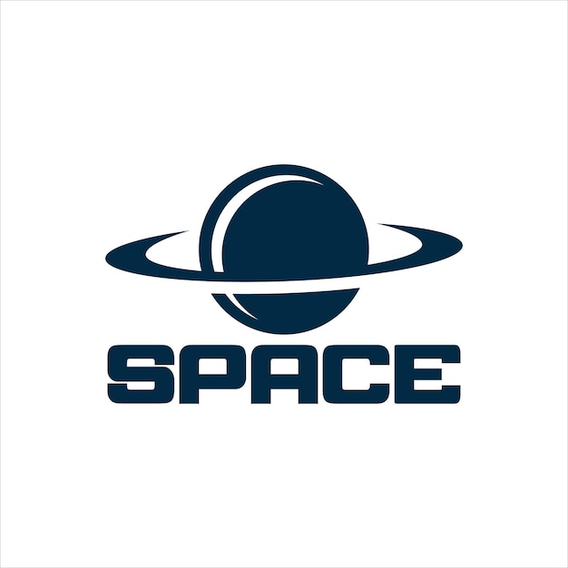 Diseño de camiseta de vector de logotipo espacial