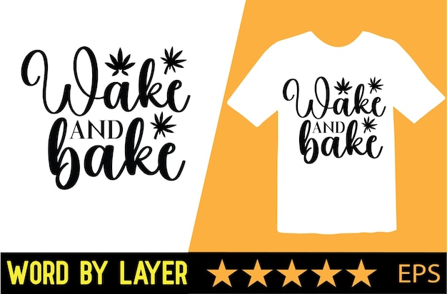 Diseño de camiseta de vector de malezas