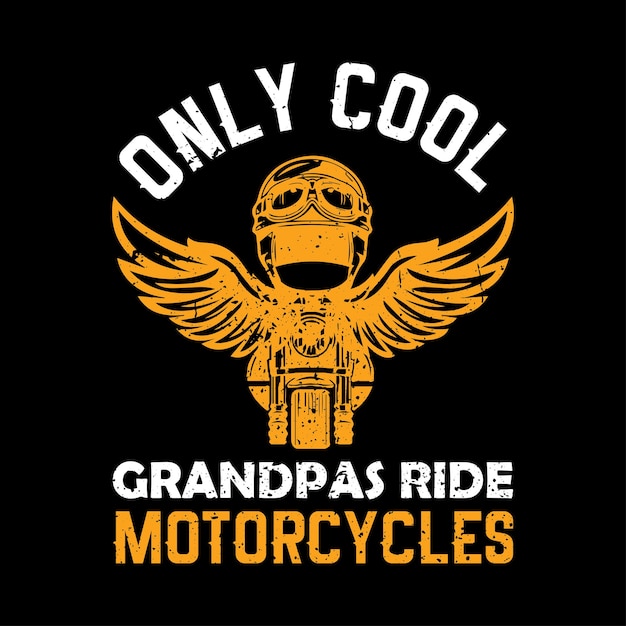 Diseño de camiseta de vector de motocicleta