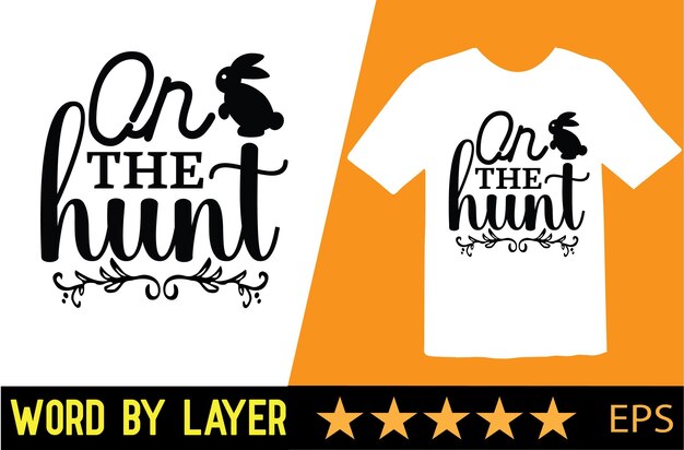 Diseño de camiseta de vector de Pascua