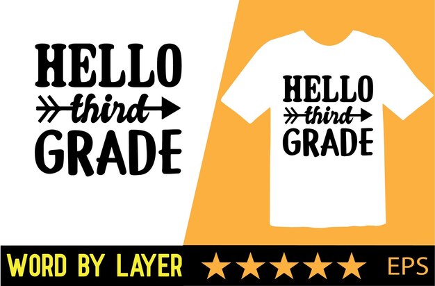 Diseño de camiseta de vector de regreso a la escuela