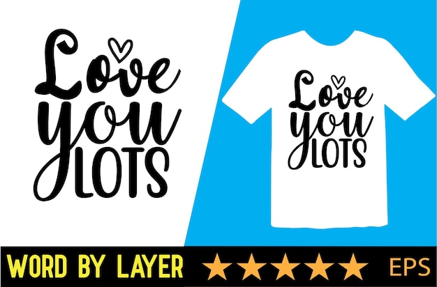 Diseño de camiseta de vector de San Valentín