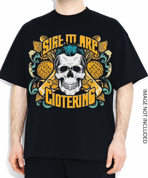 Diseño de la camiseta vectorial de Bick Rider