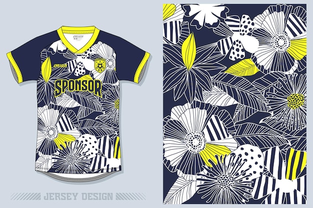 Diseño de camiseta vectorial para diseño de camiseta deportiva de sublimación