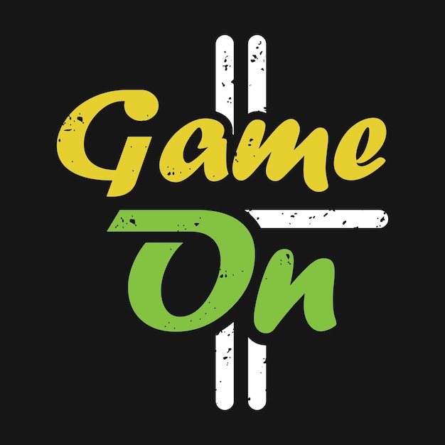 Diseño de camiseta vectorial de tipografía