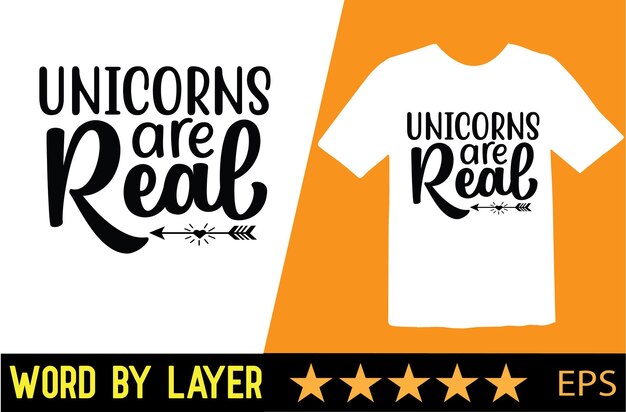 Diseño de camiseta vectorial de unicornio