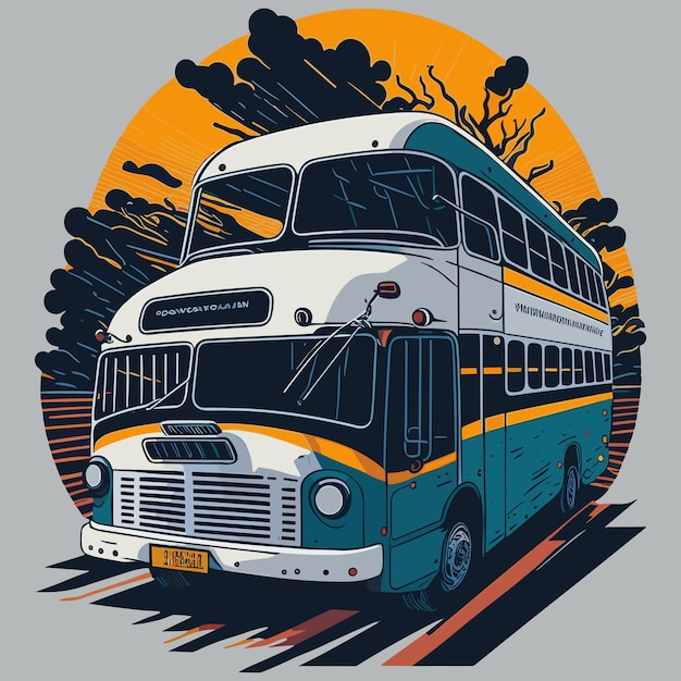 diseño de camiseta de verano retro vintage