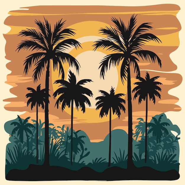 Diseño de camiseta de verano