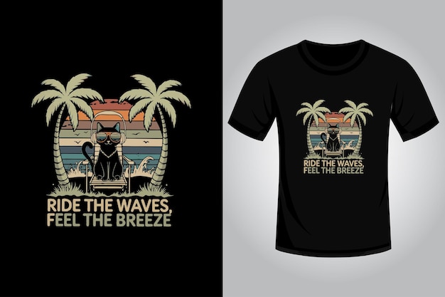 Diseño de camiseta de verano