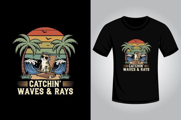 Diseño de camiseta de verano