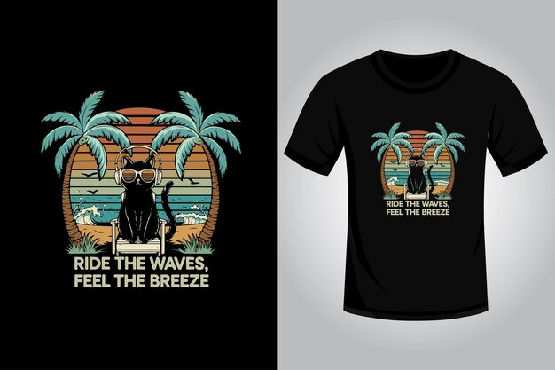 Diseño de camiseta de verano
