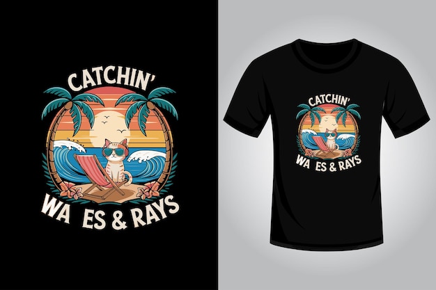 Diseño de camiseta de verano