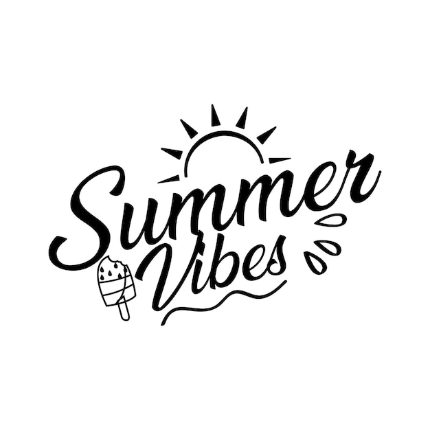 Diseño de camiseta de verano