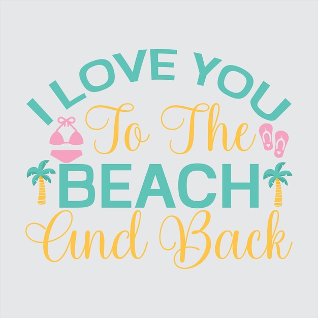 Diseño de camiseta de verano