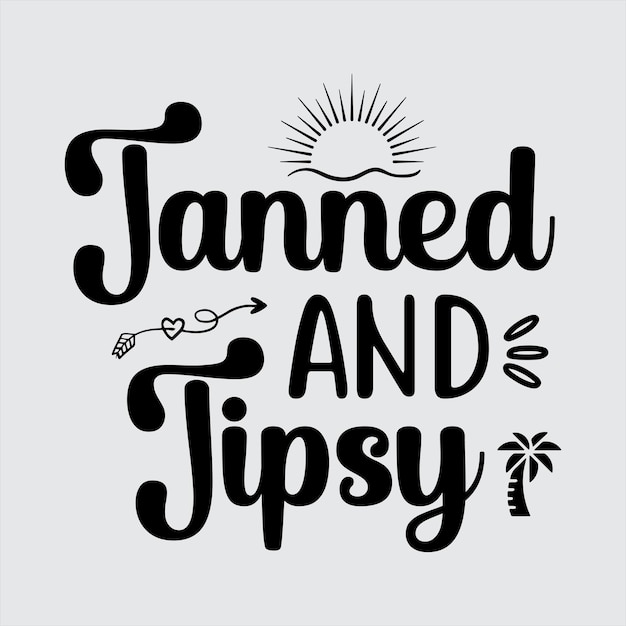 Diseño de camiseta de verano