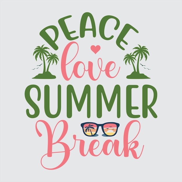 Diseño de camiseta de verano
