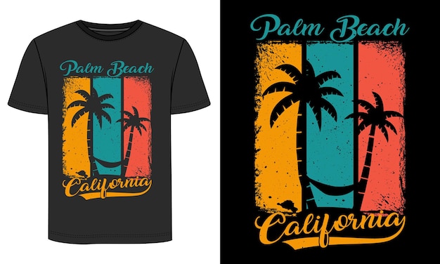 Diseño de camiseta de verano