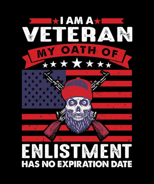Vector diseño de camiseta de veteranodiseño de camiseta de vector de veterano4 de julio día de la independenciaee.uu. celebra el 4 de julio