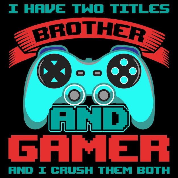 Diseño de camiseta de videojuegos