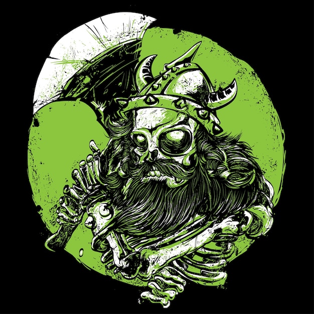 diseño de camiseta viking