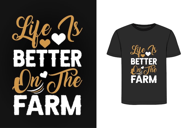 Diseño de camiseta vintage retro granjero
