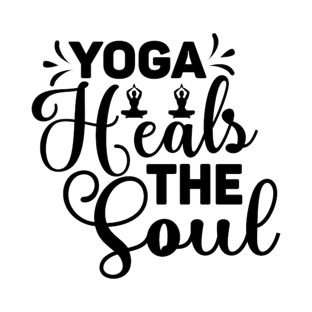 diseño de camiseta de yoga SVG