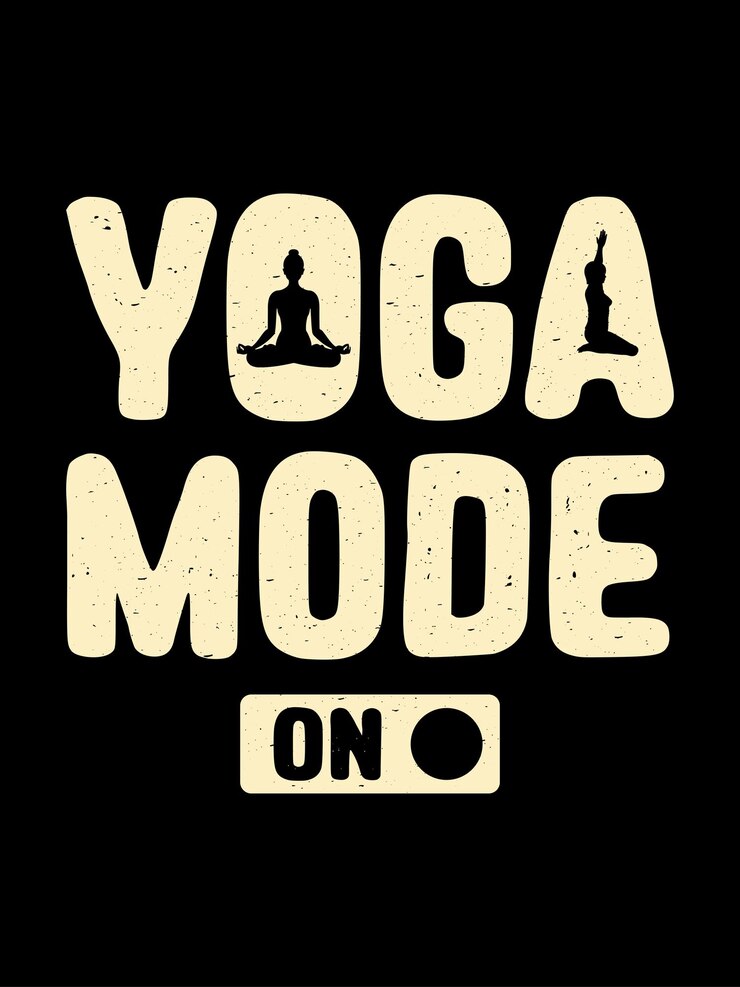 Diseño de camiseta de yoga