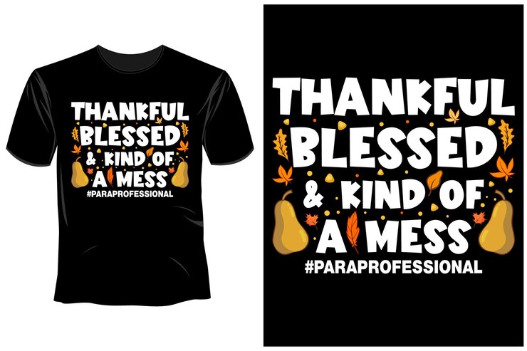 Diseño de camisetas de Acción de Gracias