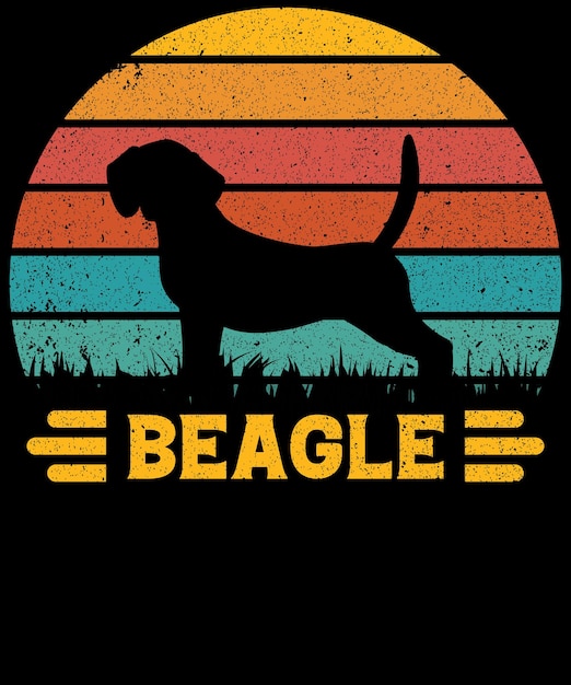 Diseño de camisetas para amantes de los perros Beagle 2