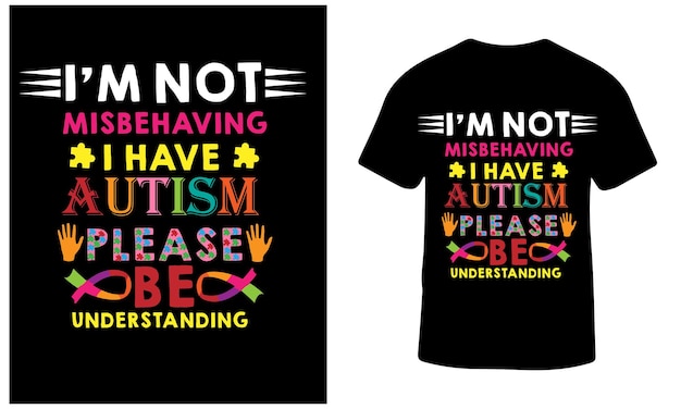 Diseño de camisetas de autismo