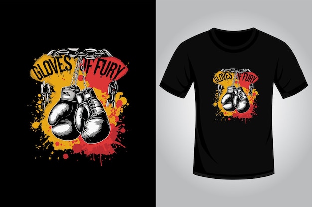 Diseño de camisetas de boxeo