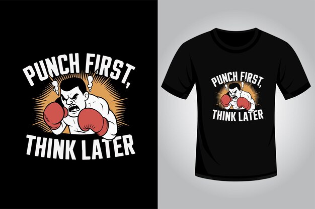 Diseño de camisetas de boxeo