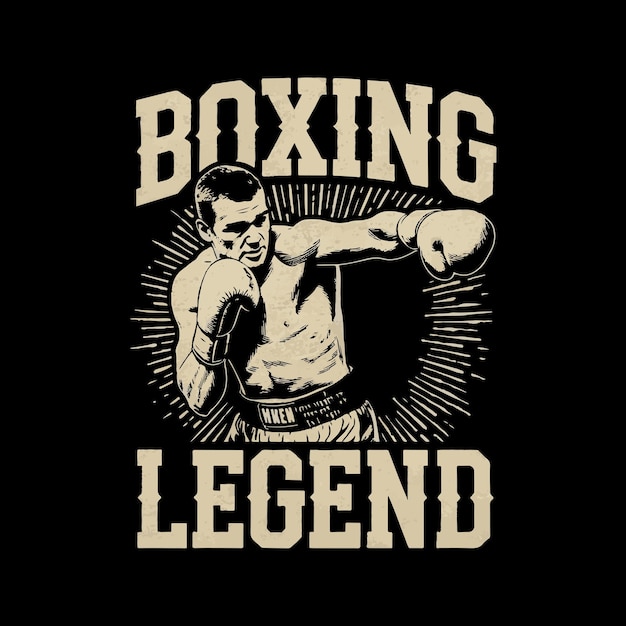 Diseño de camisetas de boxeo