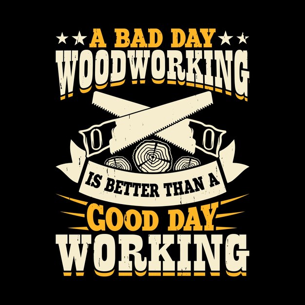 Diseño de camisetas de carpintería retro y vintage para arboristas