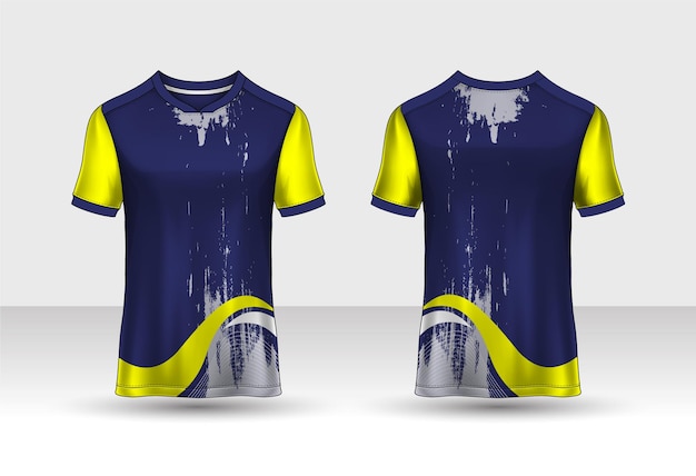 Diseño de camisetas de carreras deportivas Diseño de la camiseta delantera y trasera Plantillas para uniformes de equipos Diseño deportivo