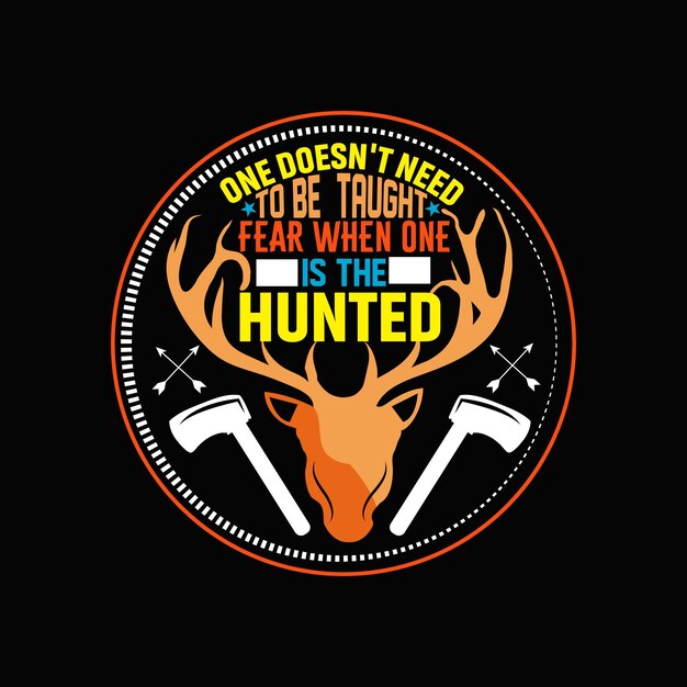 Diseño de camisetas de caza, tipografía de caza, ilustración vectorial.
