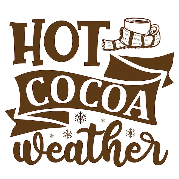 Diseño de camisetas de chocolate caliente