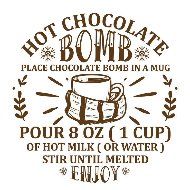 Diseño de camisetas de chocolate caliente