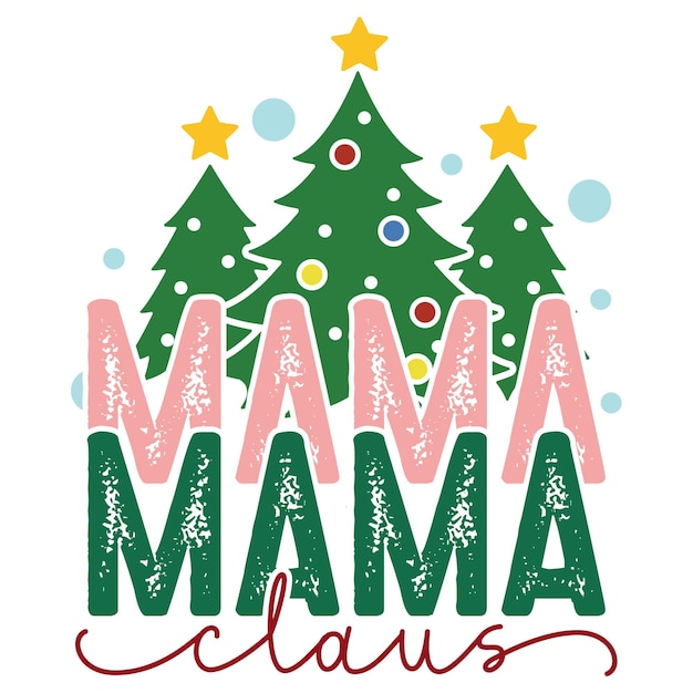Diseño de camisetas de citas de Feliz Navidad para el archivo vectorial de vacaciones de Navidad